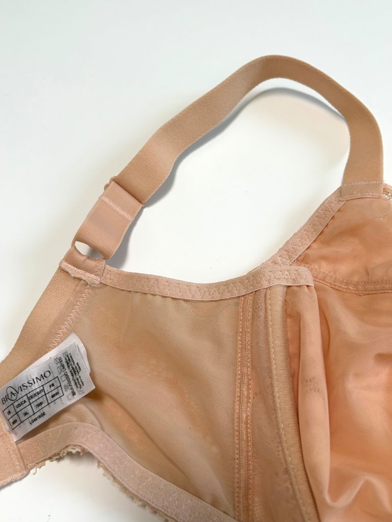 Bravissimo Lacey Bra In Nude, Size 34l Us/34hh Uk, Like New Condition — image 5 of 8